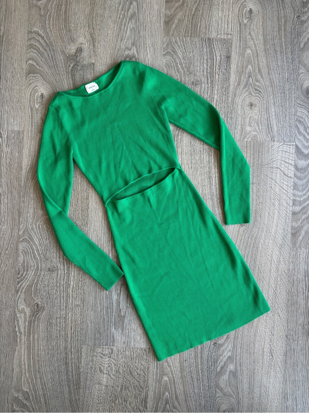 Wilfred Green Long-Sleeve Knit Dress